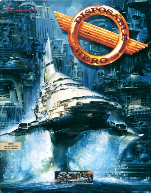 Disposable Hero box art for Amiga
